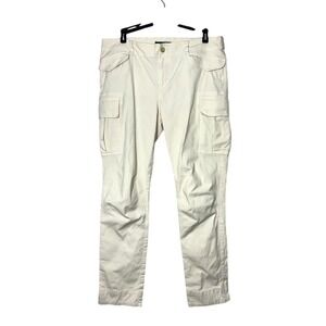 Lauren Ralph Lauren Pants Womens Ivory Military‎ Cargo Paratrooper Utility Sz 10